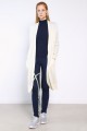 Classic Ladies Knitted Long-sleeve Long Cardigan