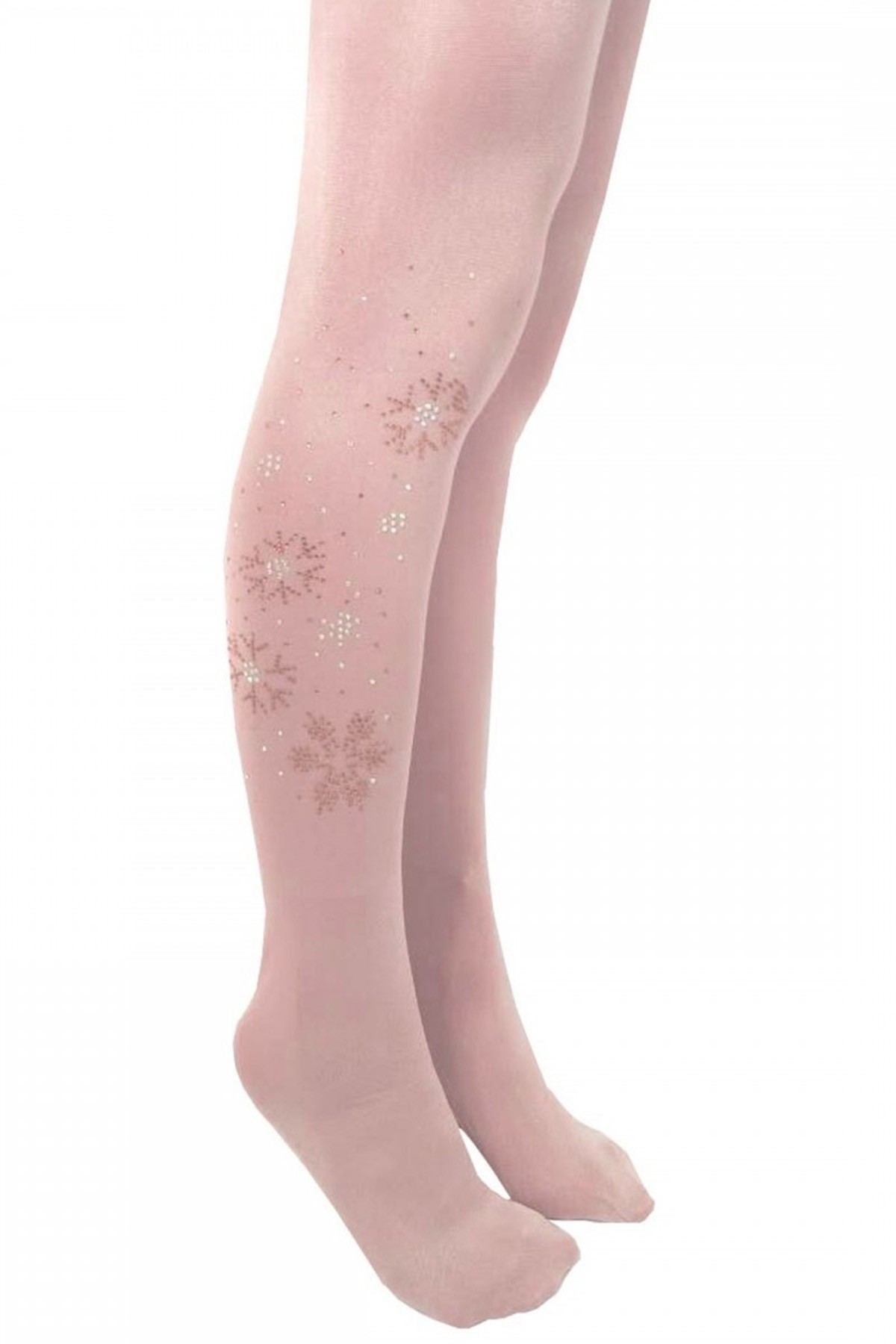 Trendy Pro XAMAS Silk Touch OTH Snowflakes Stockings - Caucasian