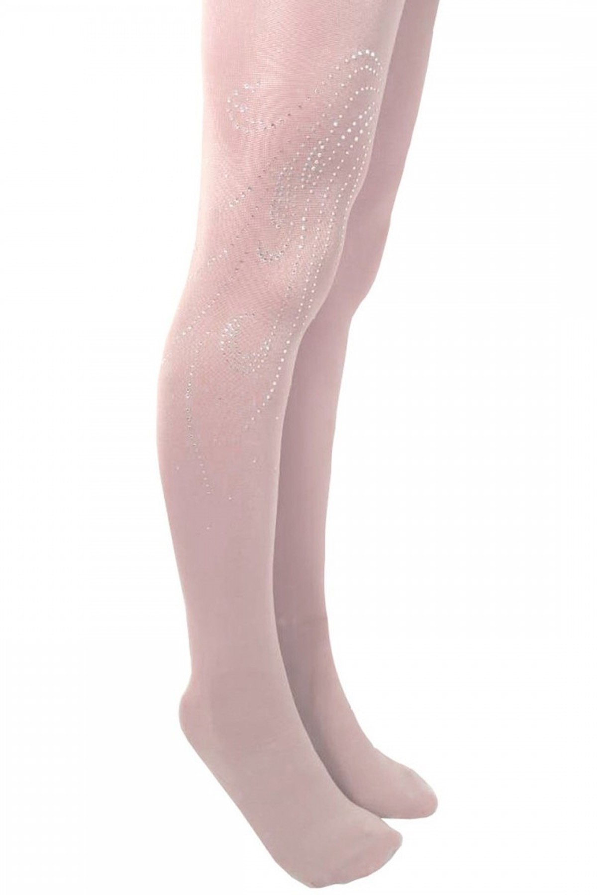 Trendy Pro XAMAS Silk Touch OTH Silver Swirl Stockings - Caucasian