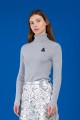 XAMAS Mont Merino Wool Long-sleeved Turtle-neck Top