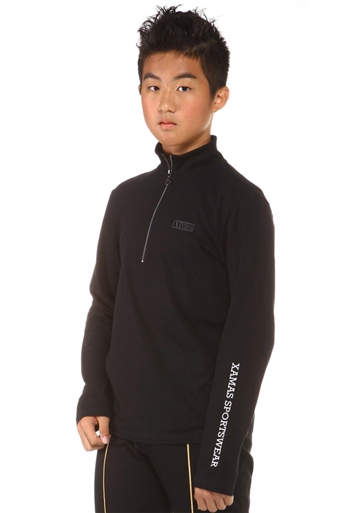 Classic XAMAS Long Sleeves Tee - Black