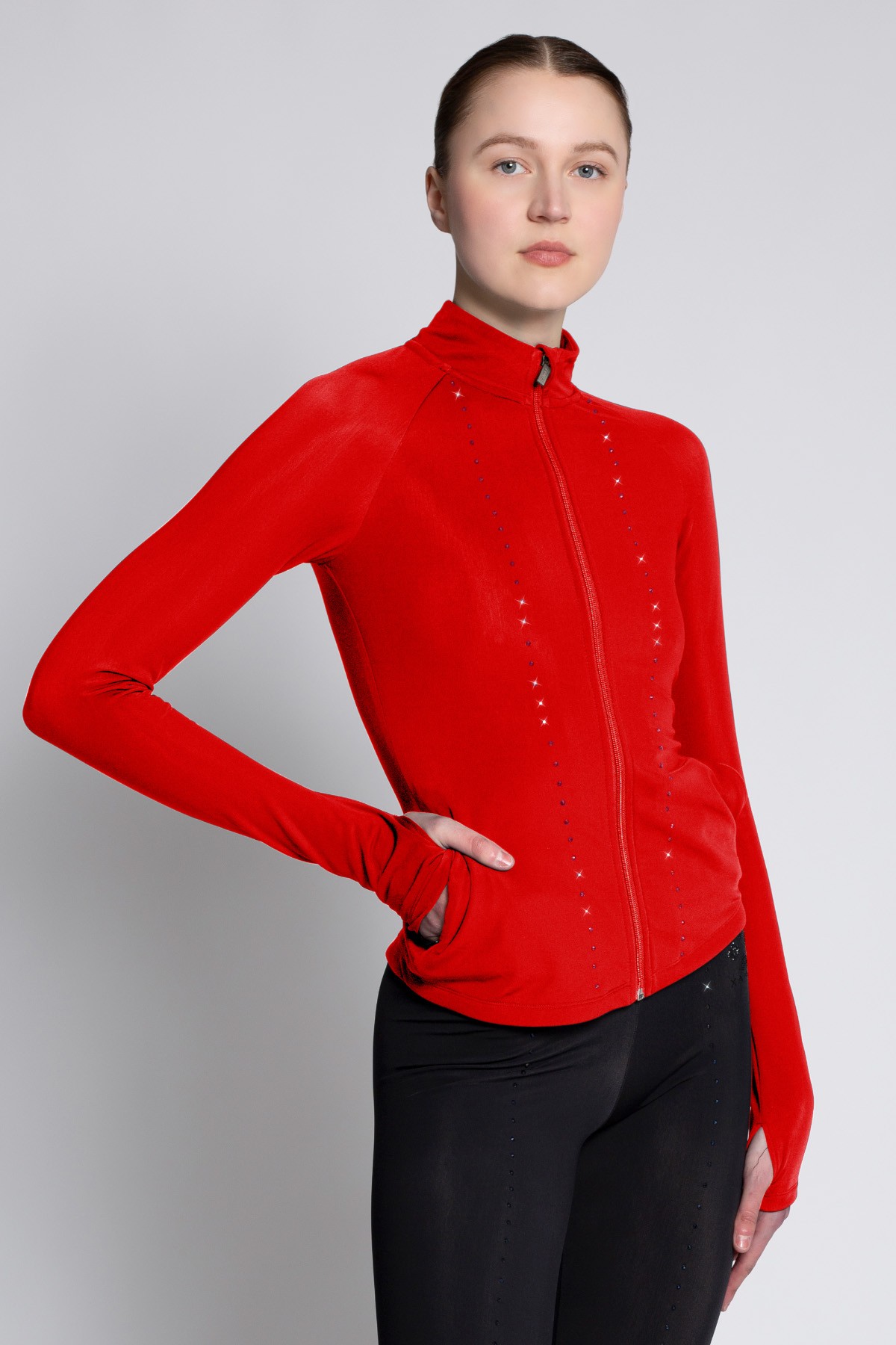 XAMAS PREMIUM STAGE Sofia Skater Jacket - Sustainable - Thumbhole