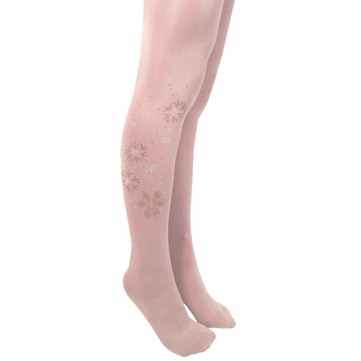 Cover the boots glitter tights silver gold snowflakes