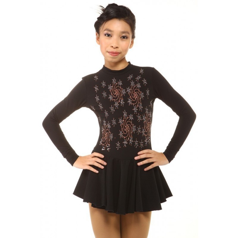 Classic Lila Figure Skating Dress Xamas