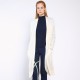 Classic Ladies Knitted Long-sleeve Long Cardigan