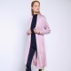 Classic Ladies Knitted Long-sleeve Long Cardigan