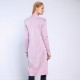 Classic Ladies Knitted Long-sleeve Long Cardigan