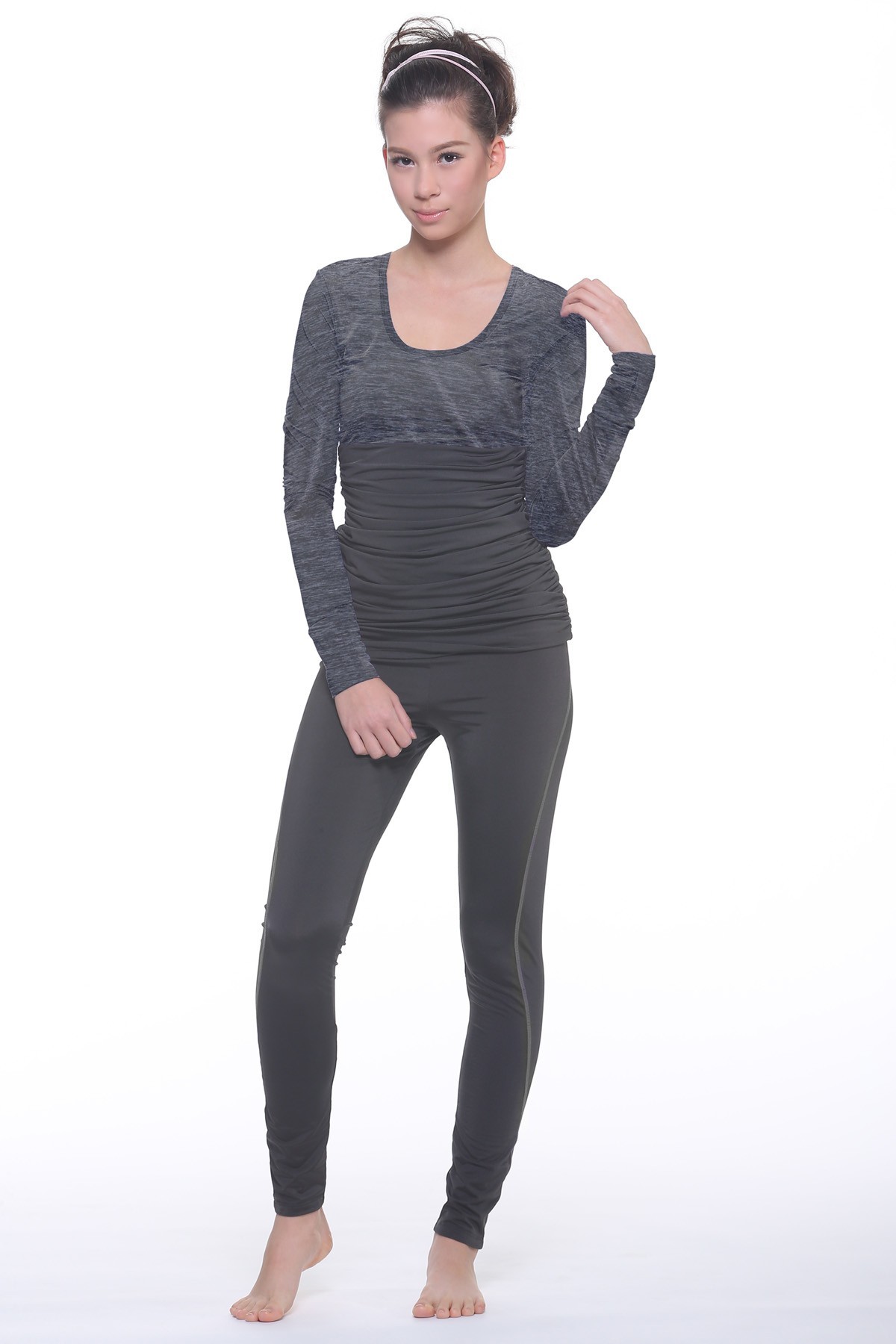 Classic XAMAS Griffon Leggings - Grey Stripes