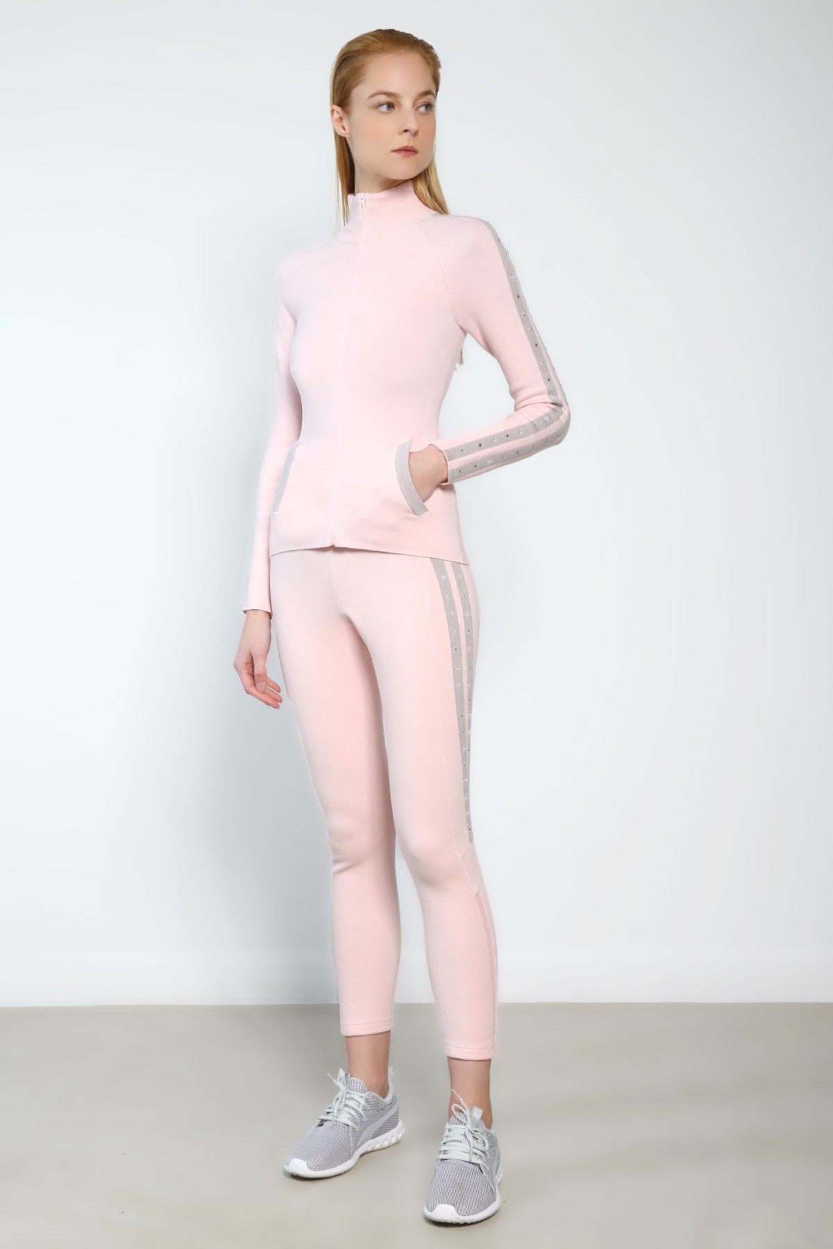 高端展现 XAMAS Deluxe 3D 滑冰员长裤 Tencel™ - 粉红色