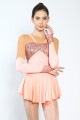 Trendy Pro Champagne Figure Skating Dress