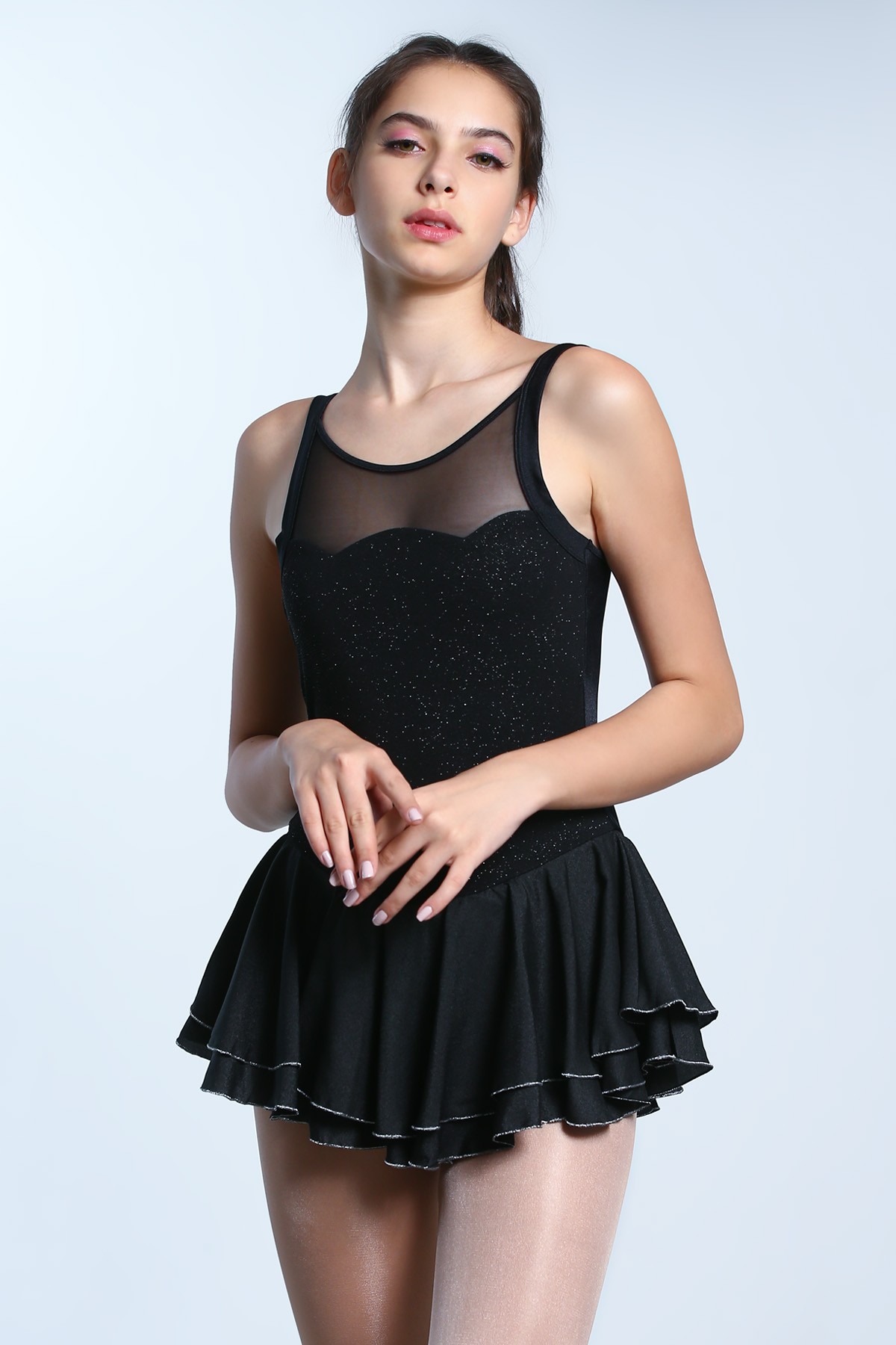 Trendy Pro Hermione Figure Skating Dress - Black