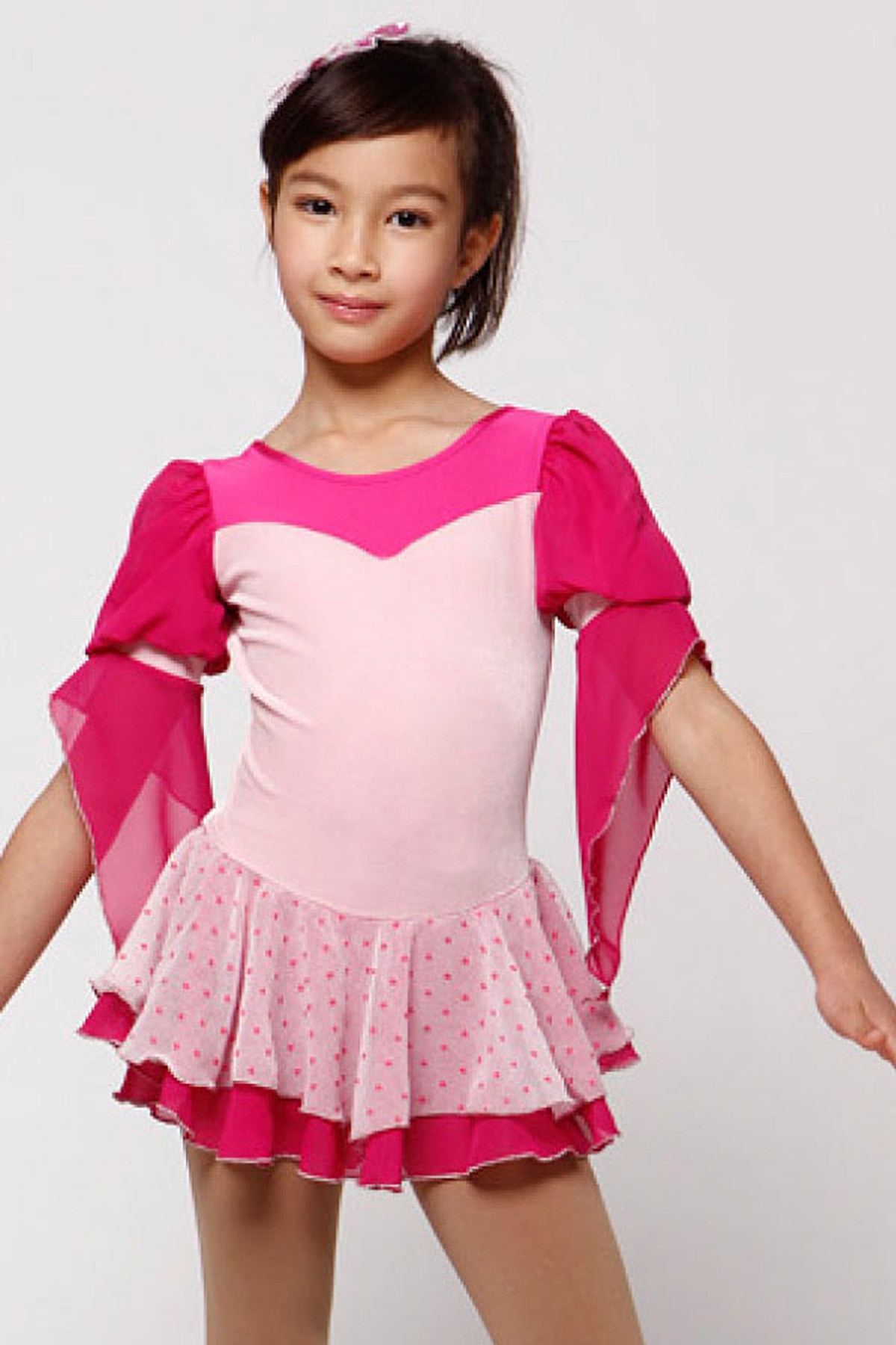 Classic Lyla Figure Skating Dress - Pink