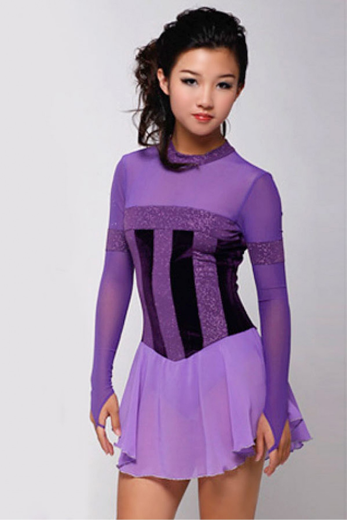 Trendy Pro Ariane Figure Skating Dress - Purple