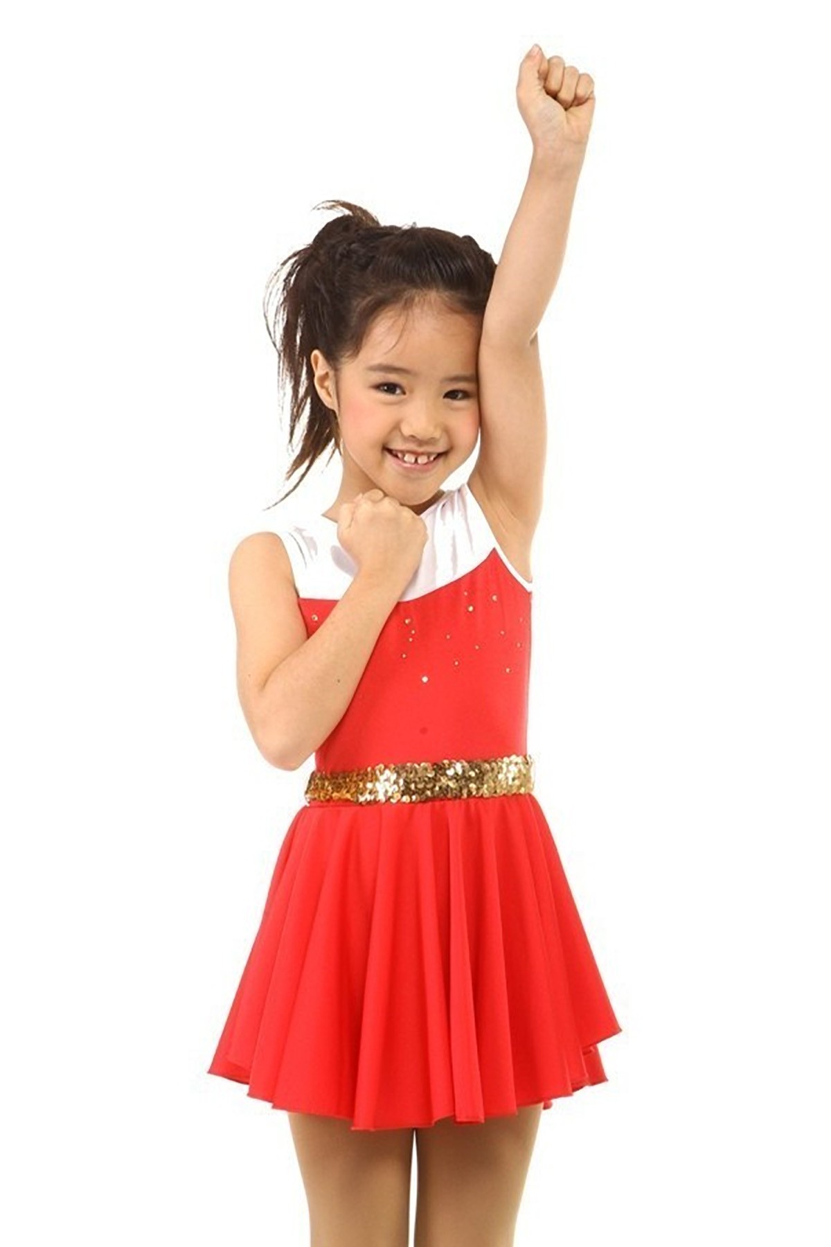 Classic Viviana Figure Skating Dress - Red