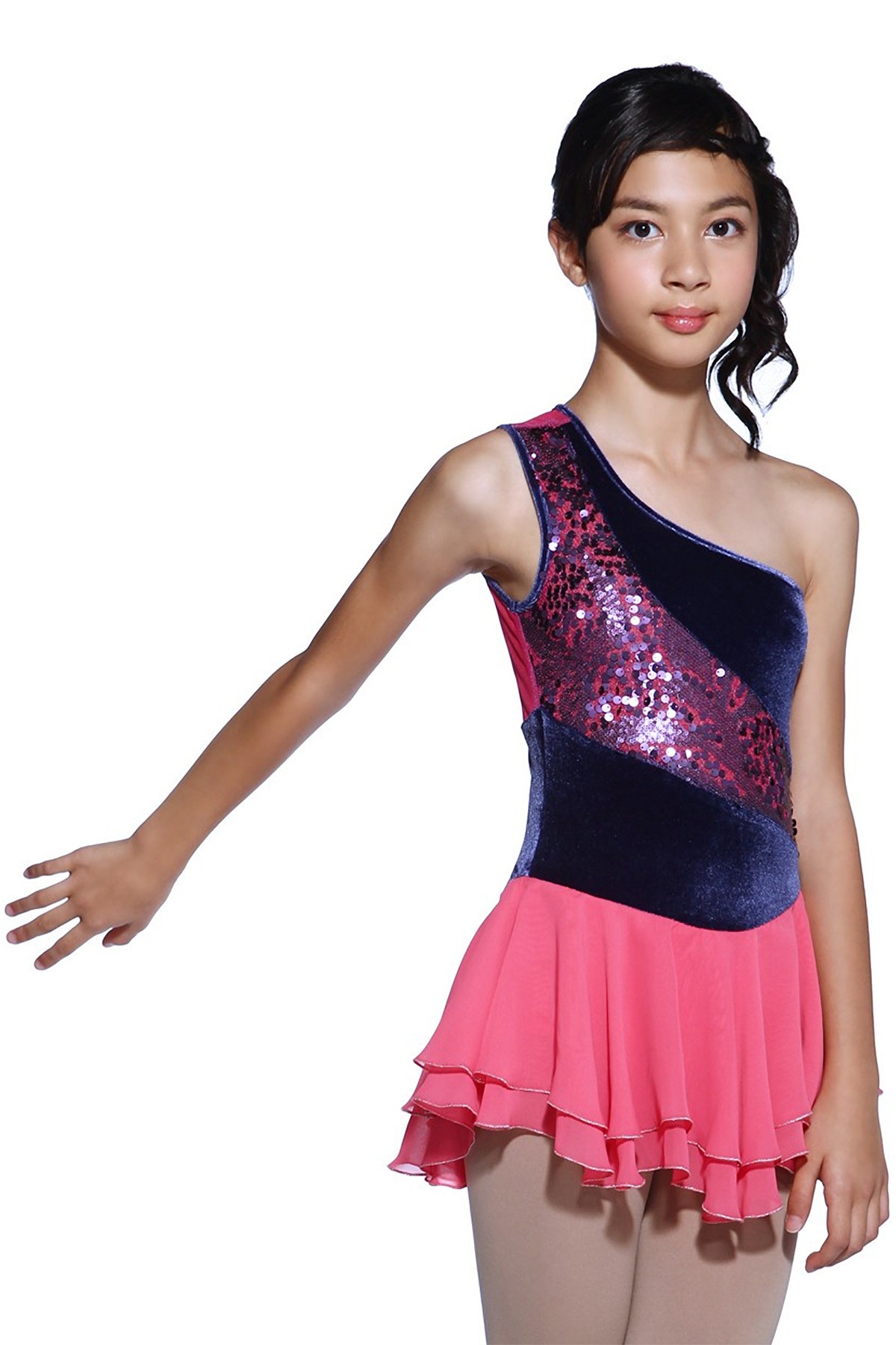 Classic Eleanor Figure Skating Dress - Purple