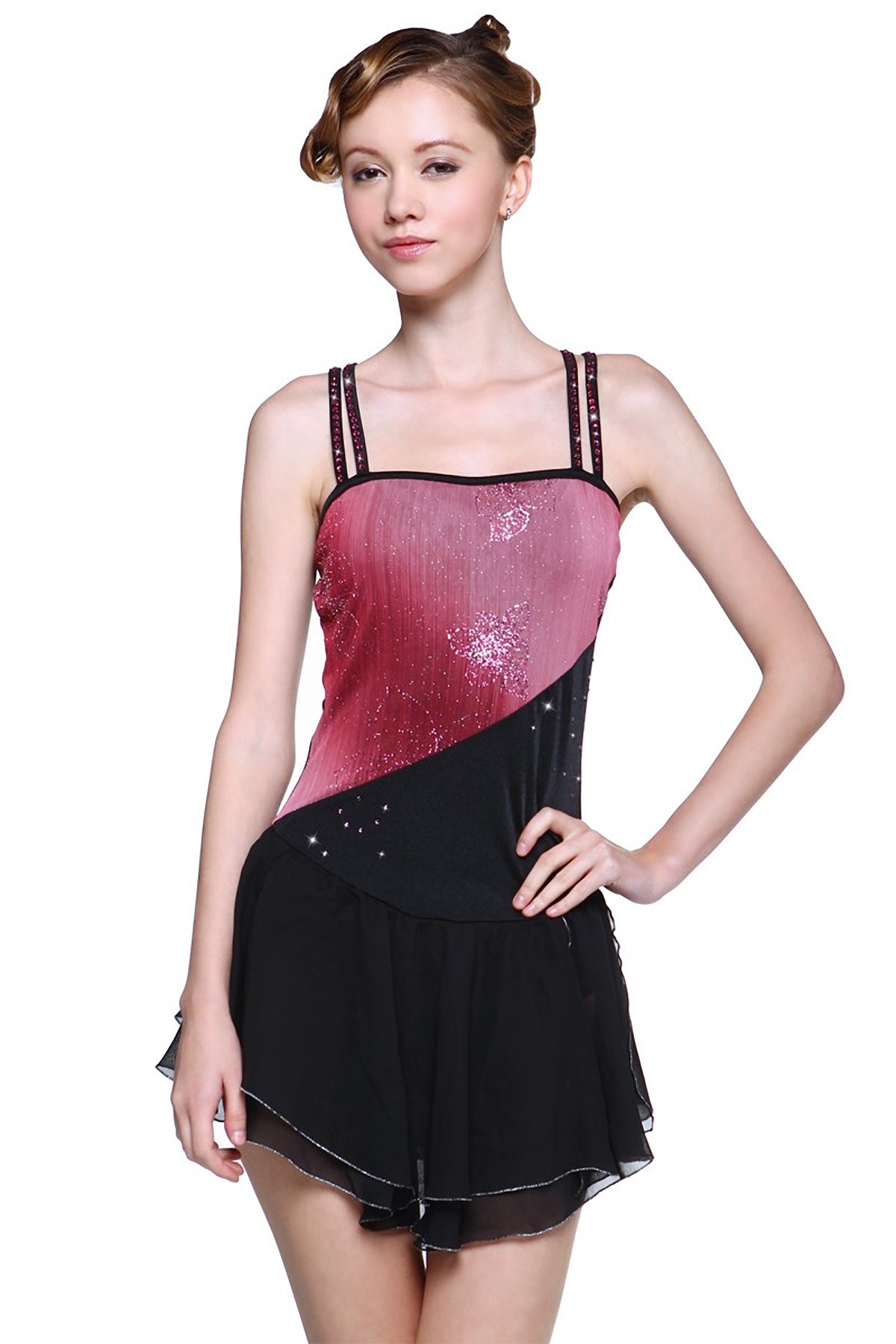 Classic Jackie Figure Skating Dress - Black