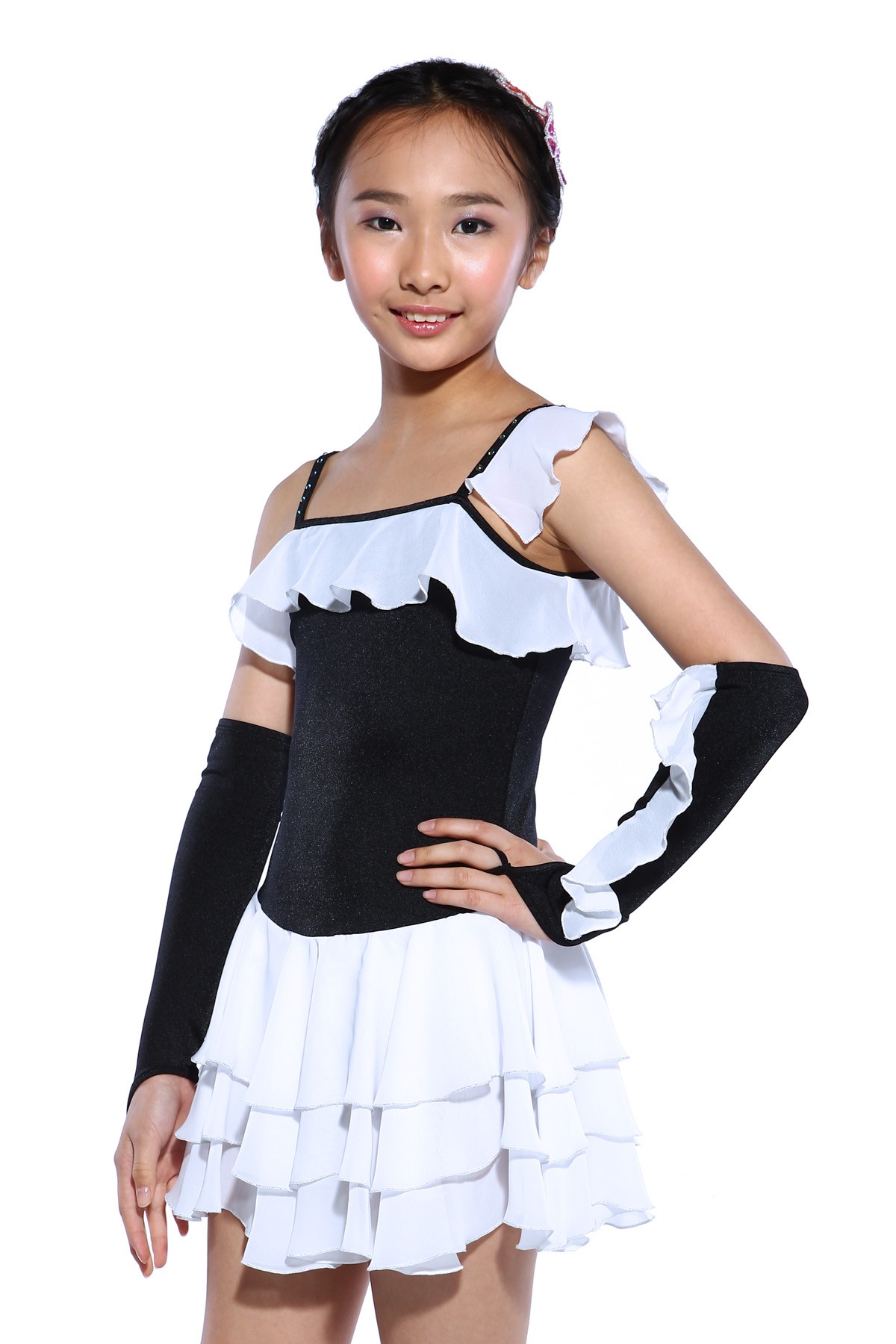 Trendy Pro Kairi Figure Skating Dress - Black