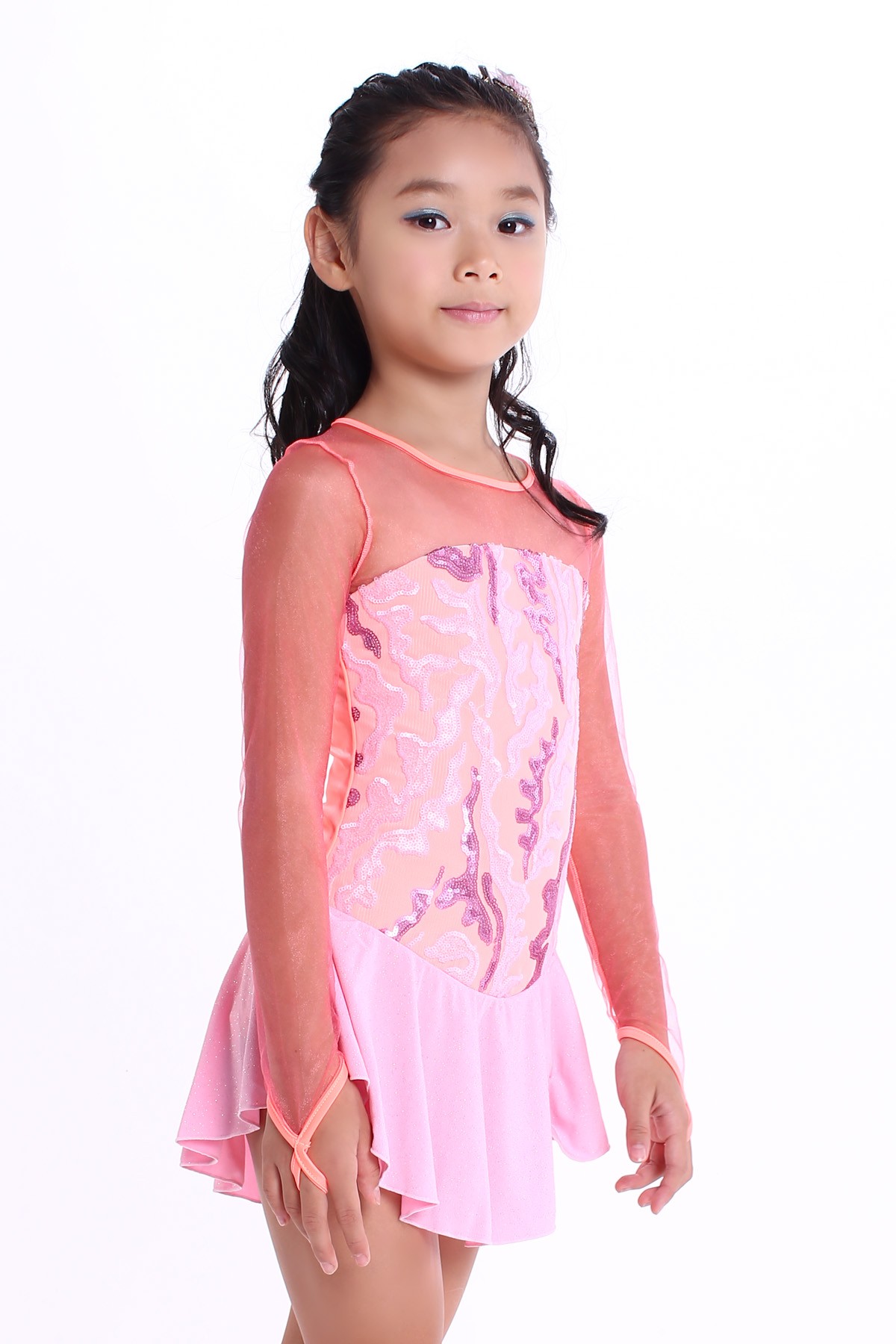 Trendy Pro Tessa Figure Skating Dress - Pink